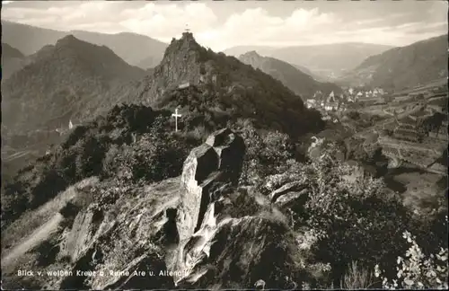 Bad Neuenahr-Ahrweiler Bad Neuenahr [Stempelabschlag] weissen Kreuz Ruine Are Altenahr x / Bad Neuenahr-Ahrweiler /Ahrweiler LKR