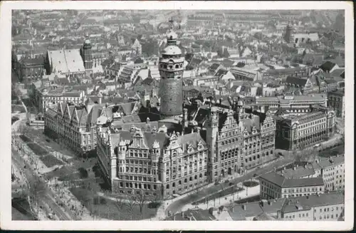 Leipzig Leipzig Fliegeraufnahme Rathaus  * / Leipzig /Leipzig Stadtkreis