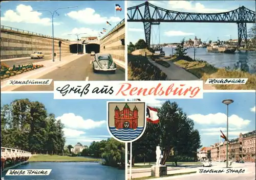 Rendsburg Rendsburg Kanaltunnel Hochbruecke Weisse Bruecke Berliner Strasse x / Rendsburg /Rendsburg-Eckernfoerde LKR