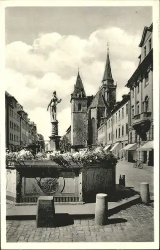 Ansbach Mittelfranken Ansbach Markgraf Georg Brunnen St Johannis Kirche  x / Ansbach /Ansbach LKR