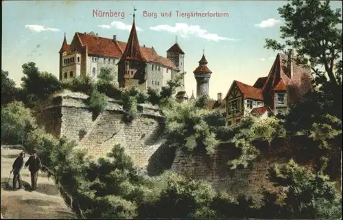 Nuernberg Nuernberg Burg Tiergaertnertorturm x / Nuernberg /Nuernberg Stadtkreis
