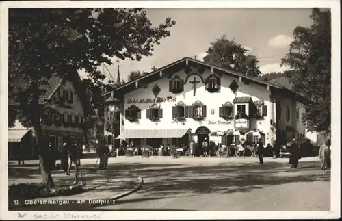 Oberammergau Oberammergau Dorfplatz Gasthof Hotel Alte Post x / Oberammergau /Garmisch-Partenkirchen LKR