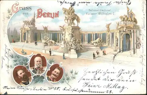 Berlin Berlin National Denkmal Kaiser Wilhelm x / Berlin /Berlin Stadtkreis