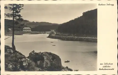 Schluchsee Schluchsee Kurhaus Seebrugg Boot * / Schluchsee /Breisgau-Hochschwarzwald LKR