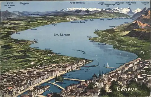 Genf GE Genf Lac Leman * / Genf /Bz. Geneve City