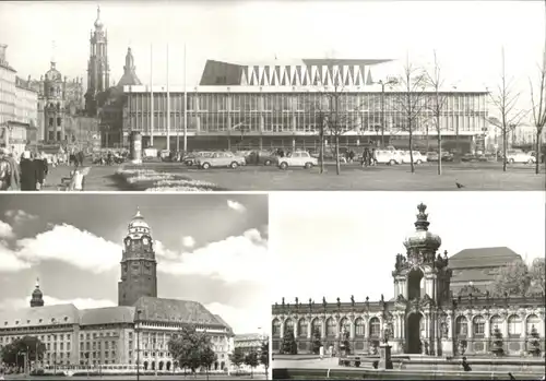 Dresden Dresden Kulturpalast Rathaus Zwinger * / Dresden Elbe /Dresden Stadtkreis