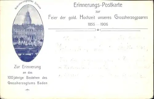 Karlsruhe Karlsruhe [handschriftlich] Badens erste Briefmarken * / Karlsruhe /Karlsruhe LKR