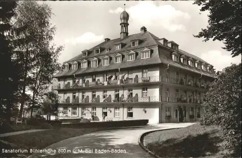 Baden-Baden Baden-Baden Sanatorium Buehlerhoehe x / Baden-Baden /Baden-Baden Stadtkreis