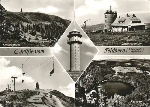 Feldberg Schwarzwald Feldberg Schwarzwald Feldbergturm Bismarckturm Fernsehturm Observatorium Felsee Sessellift * / Feldberg (Schwarzwald) /Breisgau-Hochschwarzwald LKR