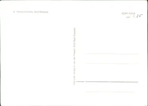 Bad Wiessee Bad Wiessee St Antonius Kirche * / Bad Wiessee /Miesbach LKR