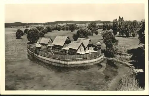 Unteruhldingen Unteruhldingen Freilichtmuseum Pfahldorf der Steinzeit * / Uhldingen-Muehlhofen /Bodenseekreis LKR