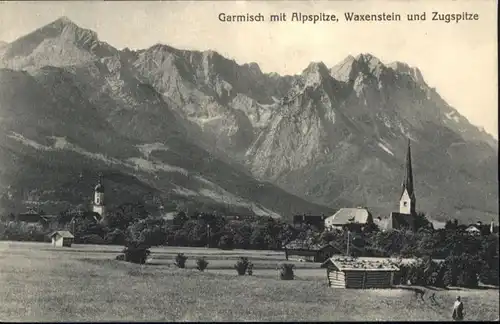 Garmisch-Partenkirchen Garmisch-Partenkirchen Alpspitze Waxenstein Zugspitze * / Garmisch-Partenkirchen /Garmisch-Partenkirchen LKR
