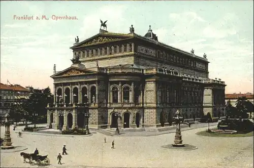 Frankfurt Main Frankfurt Main Opernhaus * / Frankfurt am Main /Frankfurt Main Stadtkreis