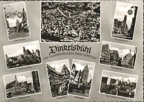 Dinkelsbuehl Dinkelsbuehl Lutherstrasse Weinmarkt Segringerstrasse * / Dinkelsbuehl /Ansbach LKR