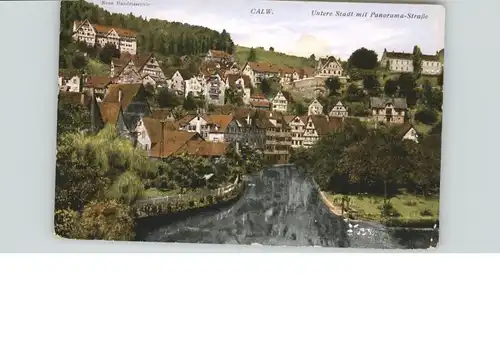 Calw Calw Schule Untere Stadt Panorama-Strasse * / Calw /Calw LKR