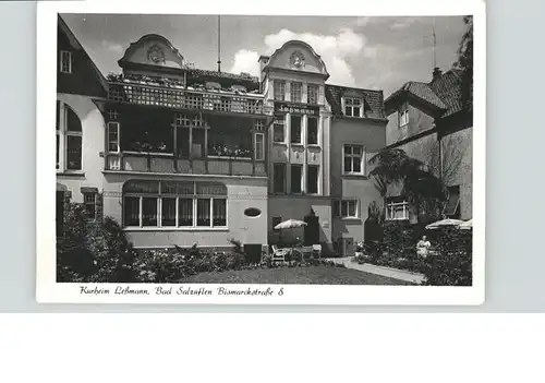 Bad Salzuflen Bad Salzuflen Kurheim Lessmann Bismarckstrasse 8 * / Bad Salzuflen /Lippe LKR