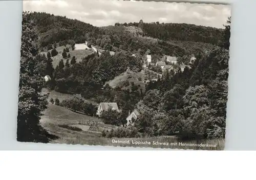 Hermannsdenkmal Detmold Lippische Schweiz Hermannsdenkmal x / Detmold /Lippe LKR