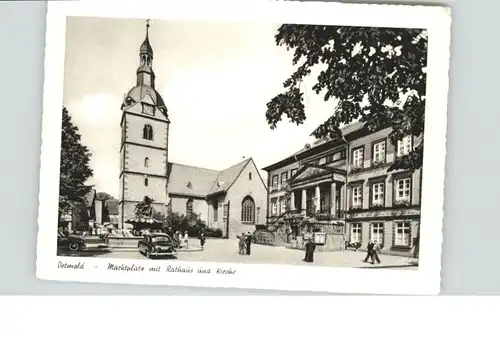 Detmold Detmold Marktplatz Rathaus Kirche * / Detmold /Lippe LKR