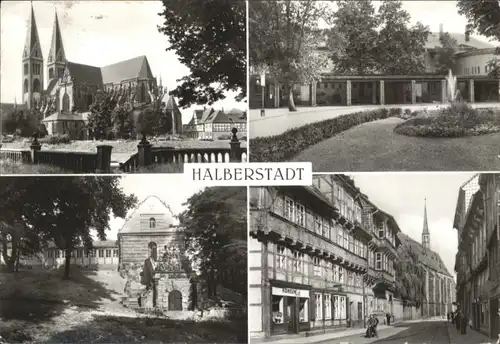 Halberstadt Halberstadt Dom Gleimhaus Volkstheater Jagdschloss Spiegelsberge Dominikanerstrasse Katharinenkirche x / Halberstadt /Harz LKR