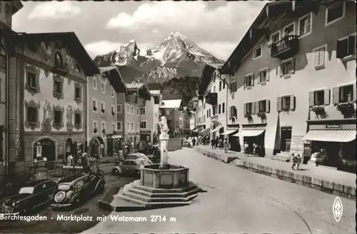 Berchtesgaden Berchtesgaden Marktplatz Watzmann * / Berchtesgaden /Berchtesgadener Land LKR