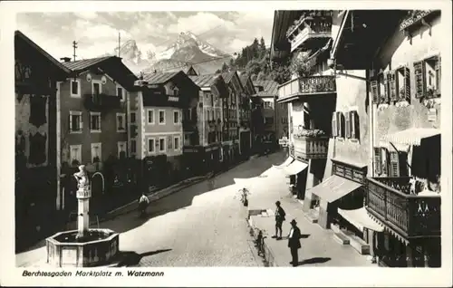 Berchtesgaden Berchtesgaden Marktplatz Watzmann * / Berchtesgaden /Berchtesgadener Land LKR
