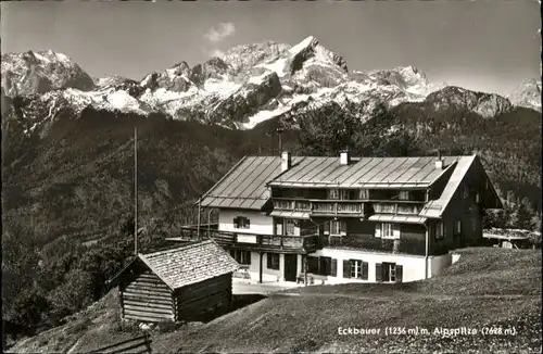 Garmisch-Partenkirchen Garmisch-Partenkirchen [Verlag Buecheler] Eckbauer Alpspitze * / Garmisch-Partenkirchen /Garmisch-Partenkirchen LKR