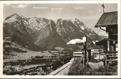 Garmisch-Partenkirchen Garmisch-Partenkirchen [Verlag Beckert] St. Martin Grasberg * / Garmisch-Partenkirchen /Garmisch-Partenkirchen LKR