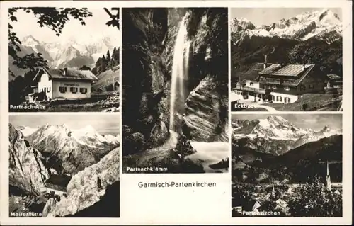 Garmisch-Partenkirchen Garmisch-Partenkirchen Partnach-Alm Klamm Eckbauer Meilerhuette * / Garmisch-Partenkirchen /Garmisch-Partenkirchen LKR