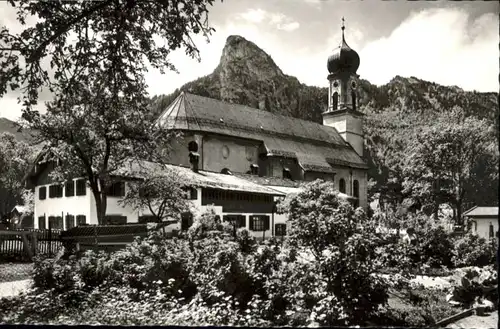 Oberammergau Oberammergau Kirche Kofel * / Oberammergau /Garmisch-Partenkirchen LKR