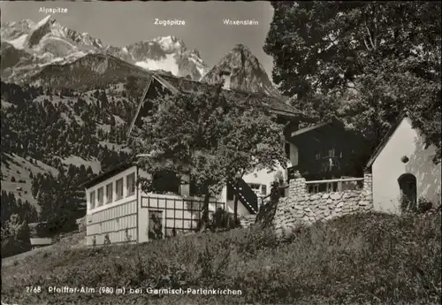 Garmisch-Partenkirchen Garmisch-Partenkirchen Pfeiffer-Alm * / Garmisch-Partenkirchen /Garmisch-Partenkirchen LKR