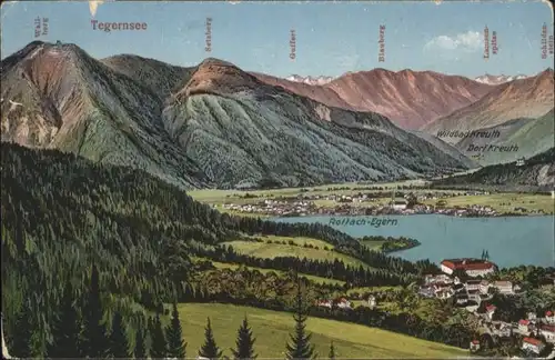 Tegernsee Tegernsee Rottach-Egern Dorf Kreuth Wildbad Kreuth x / Tegernsee /Miesbach LKR