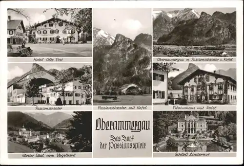 Oberammergau Oberammergau Schloss Linderhof Kloster Ettal * / Oberammergau /Garmisch-Partenkirchen LKR