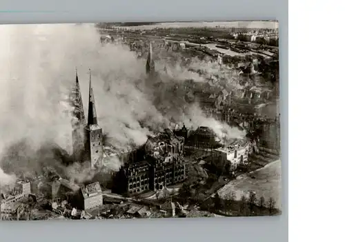 Luebeck Luftangriff 1942 / Luebeck /Luebeck Stadtkreis