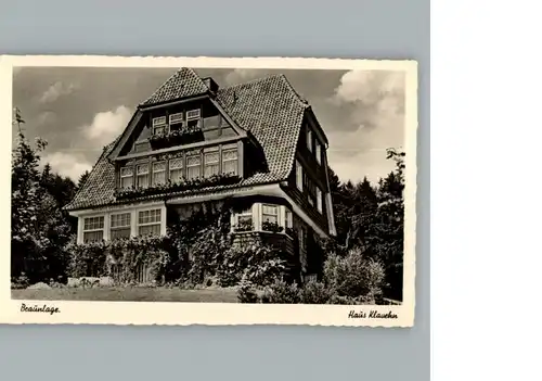 Braunlage  / Braunlage Harz /Goslar LKR