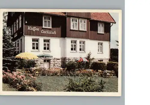 Braunlage Cafe Carlsruh  / Braunlage Harz /Goslar LKR