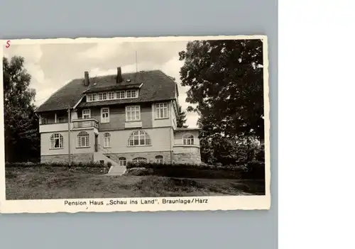 Braunlage Pension Haus Schau ins Land / Braunlage Harz /Goslar LKR