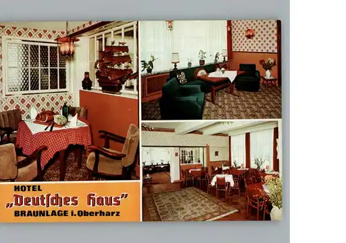 Braunlage Hotel Deutsches Haus  / Braunlage Harz /Goslar LKR