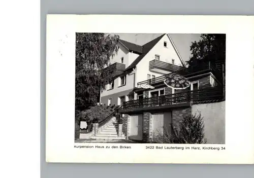 Bad Lauterberg Pension Haus zu den Birken / Bad Lauterberg im Harz /Osterode Harz LKR