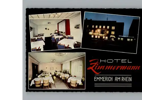 Emmerich Rhein Hotel Zimmermann / Emmerich am Rhein /Kleve LKR