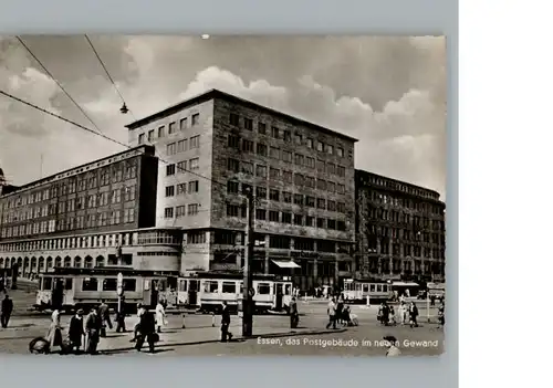 Essen Ruhr Hauptpost, Strassenbahn / Essen /Essen Stadtkreis