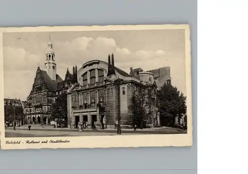 Bielefeld Rathaus mit Stadttheater / Bielefeld /Bielefeld Stadtkreis