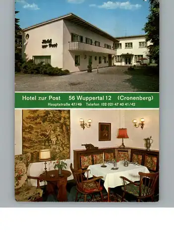 Wuppertal Hotel Zur Post / Wuppertal /Wuppertal Stadtkreis