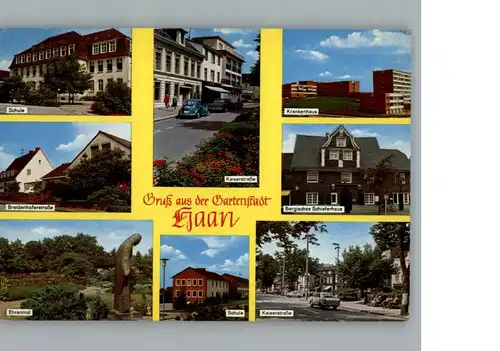 Haan Rheinland Kaiserstr., Breidenhoferstr., Krankenhaus ... / Haan /Mettmann LKR