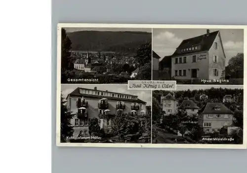 Bad Koenig Haus Regina, Kursanatorium Mueller, Waldstr. /  /