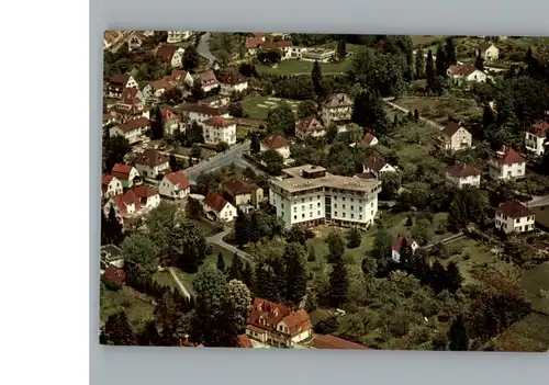 Bad Koenig Fliegeraufnahme, Odenwald-Sanantorium, Klinik Dr. Wolf / Bad Koenig /Odenwaldkreis LKR