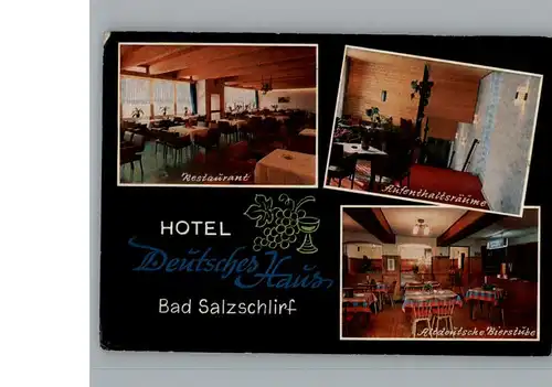 Bad Salzschlirf Hotel Deutsches Haus / Bad Salzschlirf /Fulda LKR