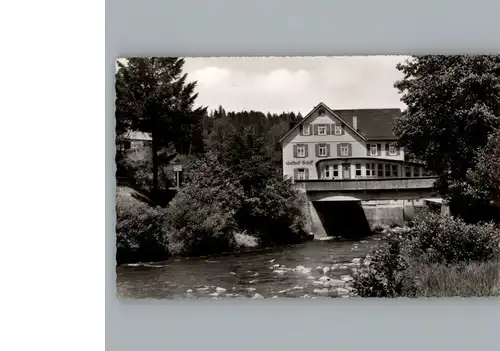 Schoenmuenzach Gasthof zum Schiff / Baiersbronn /Freudenstadt LKR