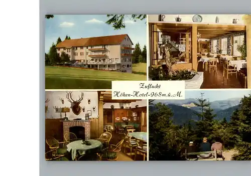 Kniebis Freudenstadt Hotel Zuflucht / Freudenstadt /Freudenstadt LKR