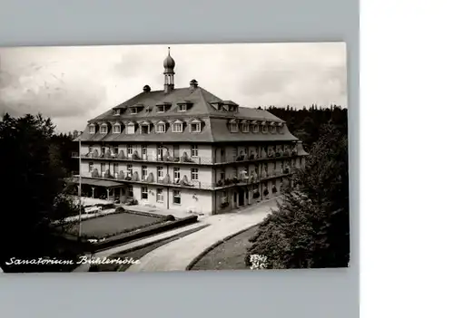 Buehl Baden Sanatorium Buehlerhoehe / Buehl /Rastatt LKR