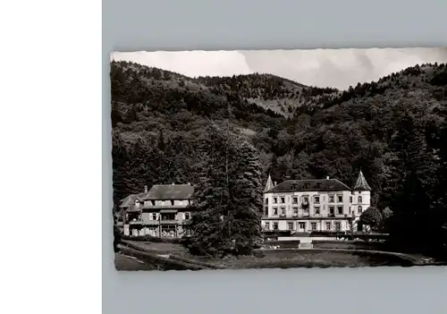Badenweiler Sanatorium Schloss Hausbaden / Badenweiler /Breisgau-Hochschwarzwald LKR